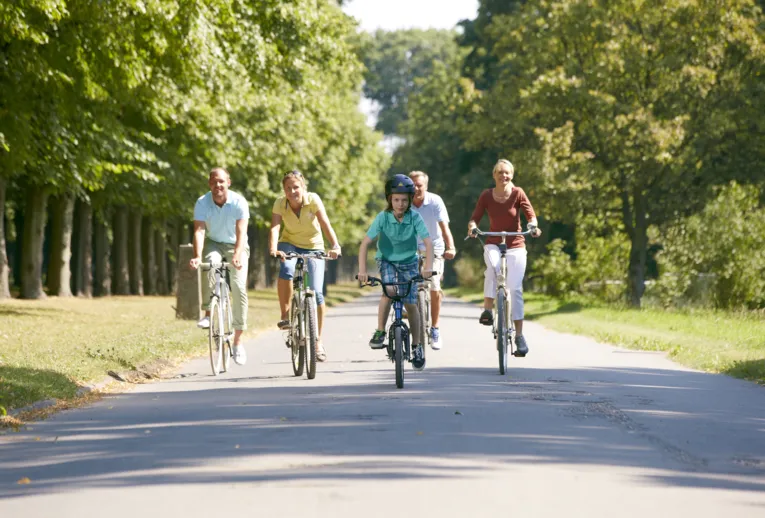Radfahren in den Herrenhäuser Gärten