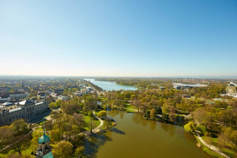 Blick von der Rathauskuppel