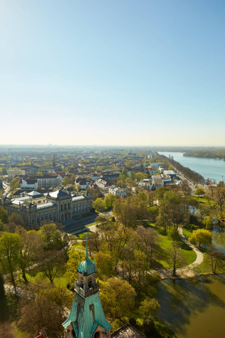 Blick von der Rathauskuppel