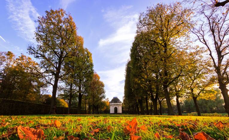 The Royal Gardens of Herrenhausen in Autumn