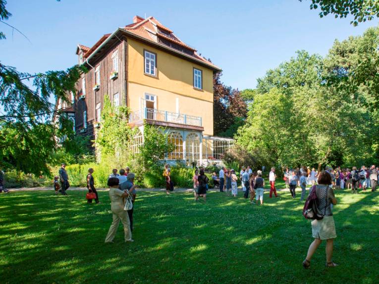 Garten und Gebäude des Rittergutes Edelhof Ricklingen