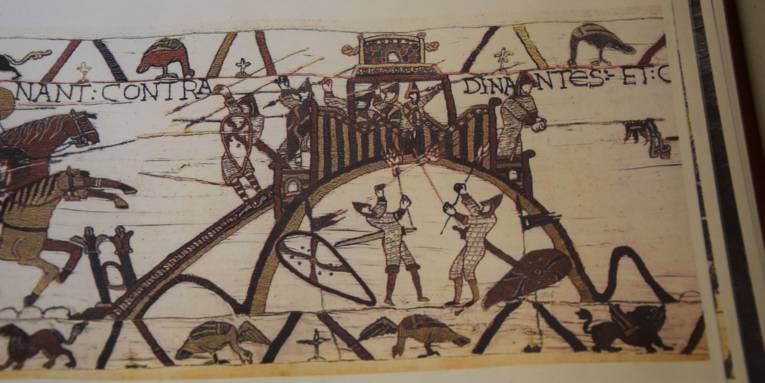 Teppich von Bayeux aus dem 11. Jh. 