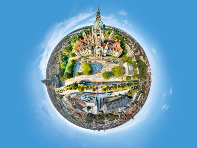 360 Grad Panorama Neues Rathaus
