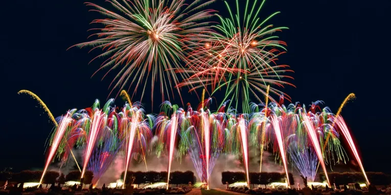 Feuerwerk in den Herrenhäuser Gärten
