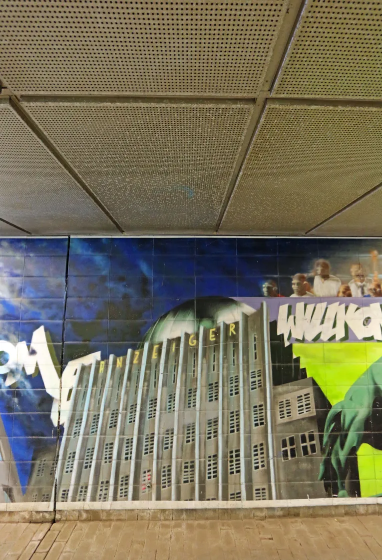 Graffitit Waterloo-tunnelissa – Anzeiger Hochhaus