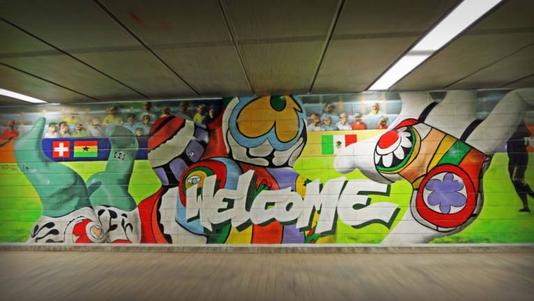 Welcome to Hannover - Graffiti im Waterloo-Tunnel