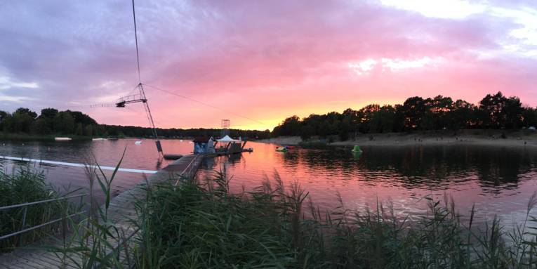 Sonnenuntergang Blauer See