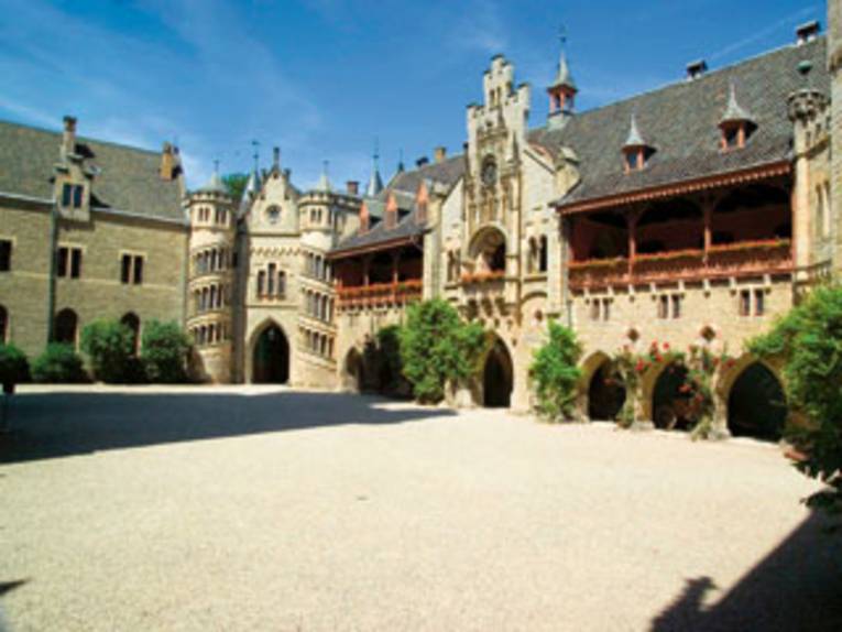 Innenhof auf Schloss Marienburg
