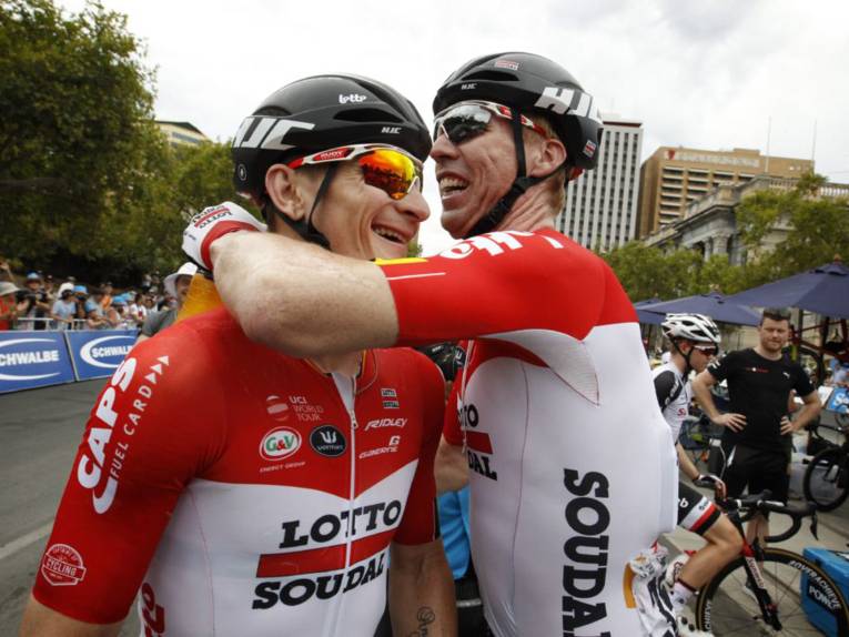 André Greipel und Marcel Sieberg