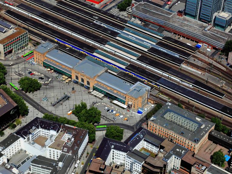 Der Hauptbahnhof in Hannover