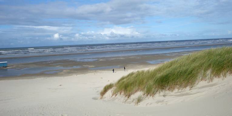 Am Strand von Juist im September