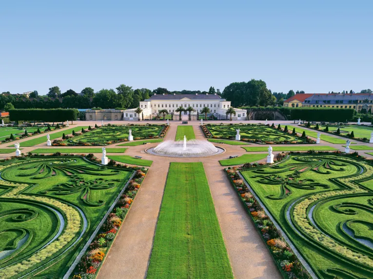 Duży ogród z pałacem Herrenhausen