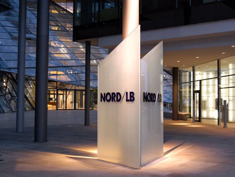 The entrance to Nord/LB.