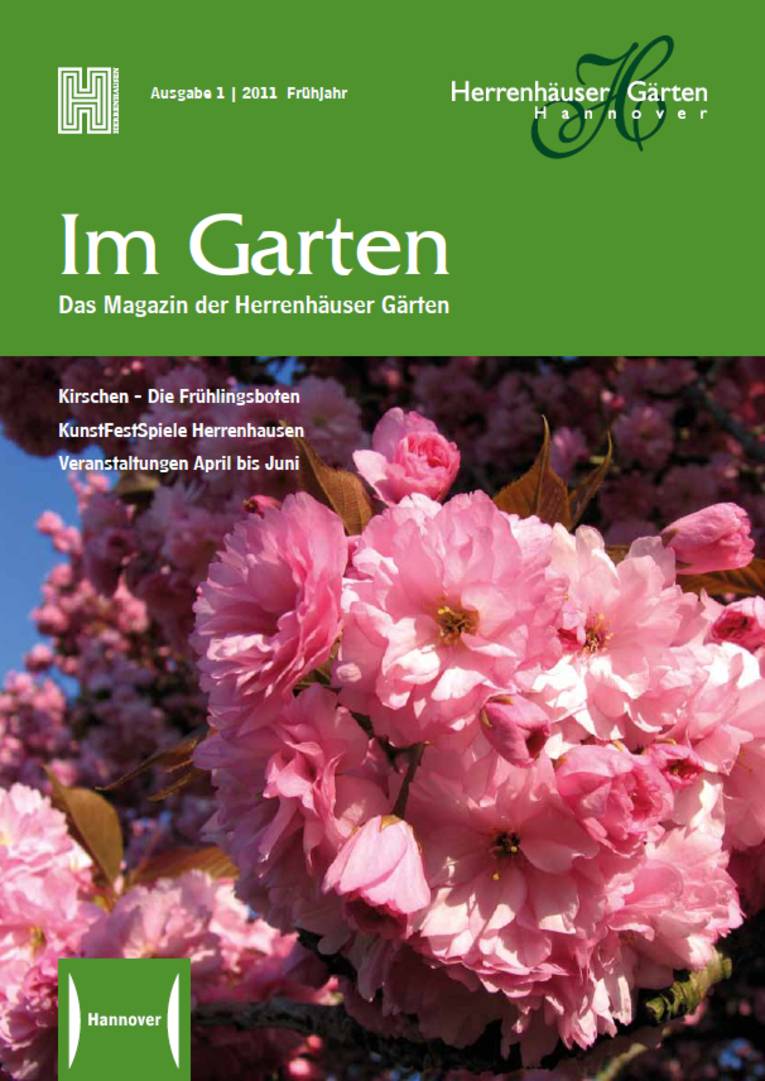 Die Titelseite der Ausgabe 1/2011 von "Im Garten"
