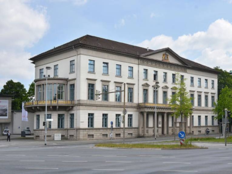 Friedrichswall 1, Nds. Wirtschaftsministerium, Wangenheimpalais (1829-1833 von G. L. Fr. Laves), damals Friedrichstraße. Foto von Reinhard Gottschalk, 2015