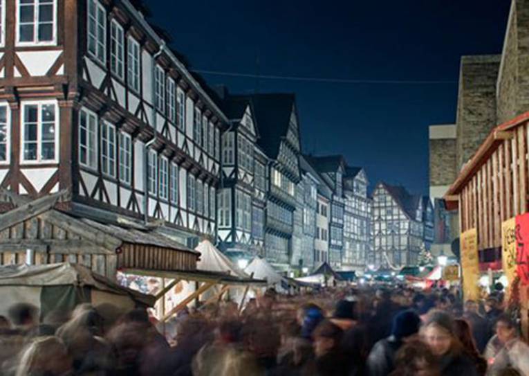 Hannover Christmas Market: A Glimpse of Burgstraße