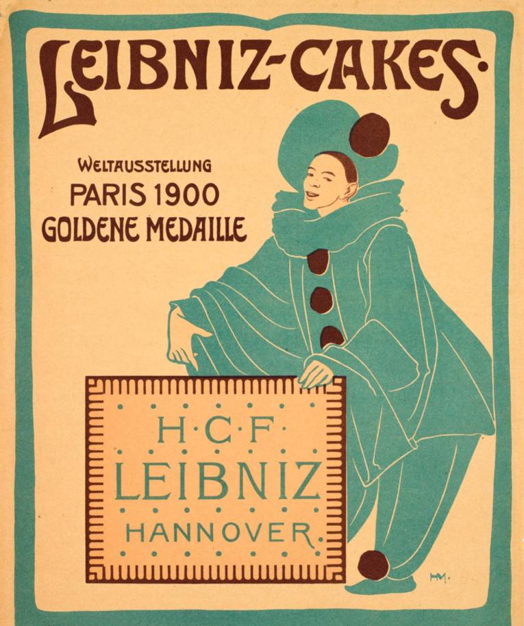 Plakat für die Firma Bahlsen, Entwurf Heinrich Mittag, um 1903