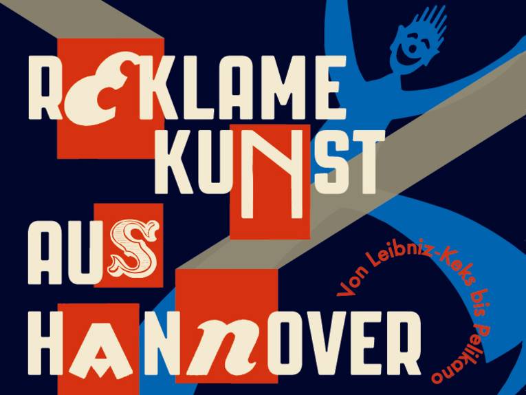 Werbeplakat zur Sonderausstellung "Reklamekunst aus Hannover"