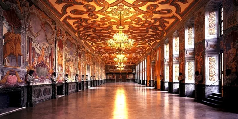 Vista interior da Galeria Herrenhausen