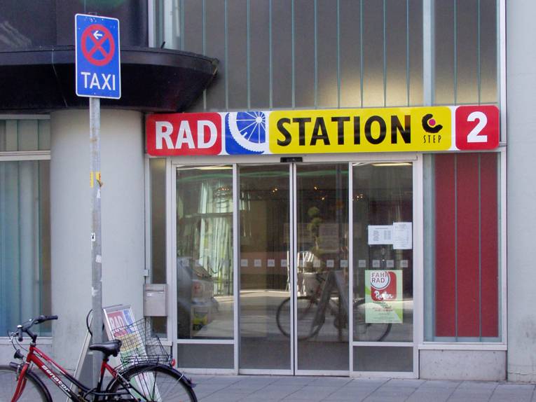 Die Radstation 2 in der Rundestraße