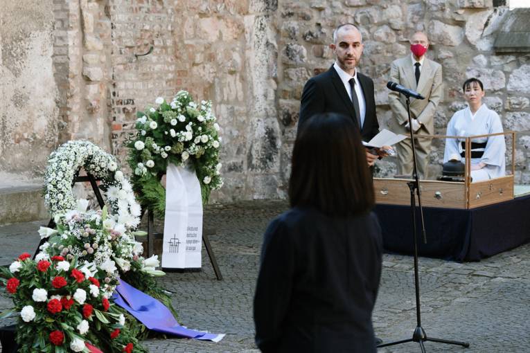 OB Onay bei einer Rede in der Aegidienkirche