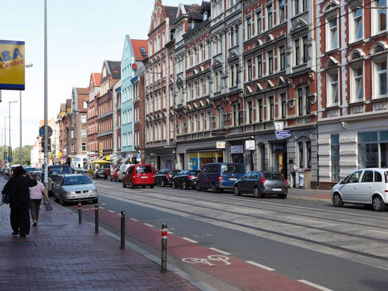 Häuserzeile an der Limmerstraße