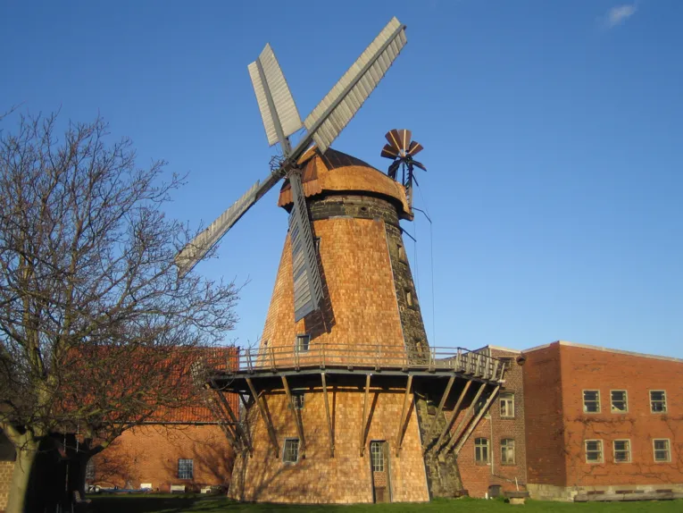 Foto: Vindmøllen i Wichtringhausen.