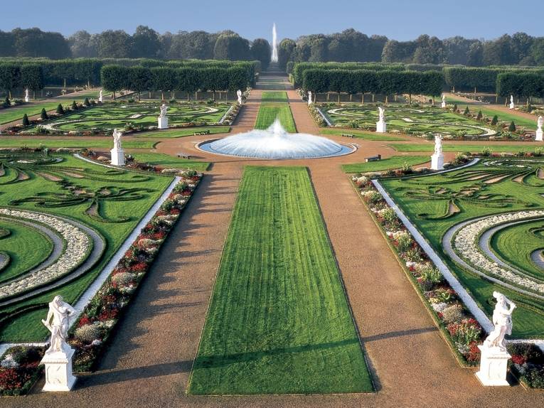 Blick über  den Großen Garten