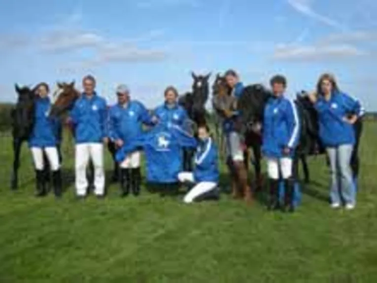 Polocrosse-Spieler